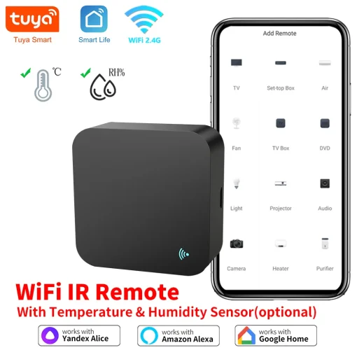 Controle Remoto Wi-Fi IR Inteligente Tuya