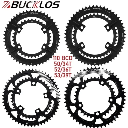 Coroa de Ciclismo de Estrada BUCKLOS 110 BCD 4Furos 5Furos