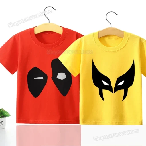 Deadpool & Wolverine Infantil Algodão Camiseta