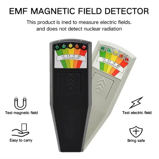 Detector de Campo Eletromagnético com 5 LEDs