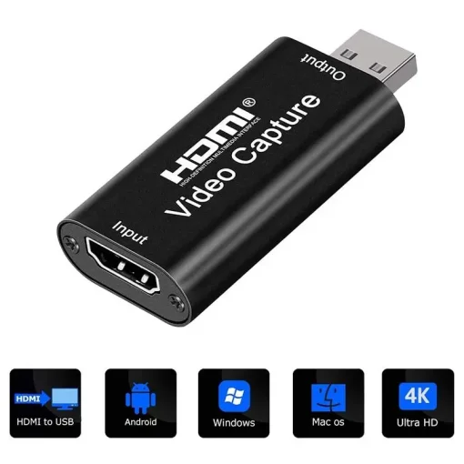 Dispositivo de Captura USB HDMI 1080p