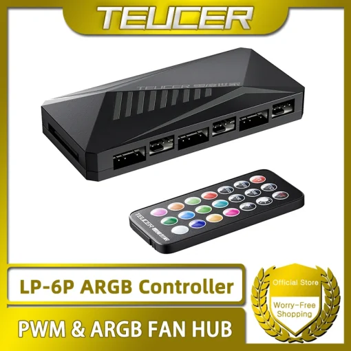 Divisor TEUCER LP-6P ARGB 3Pin e 4Pin