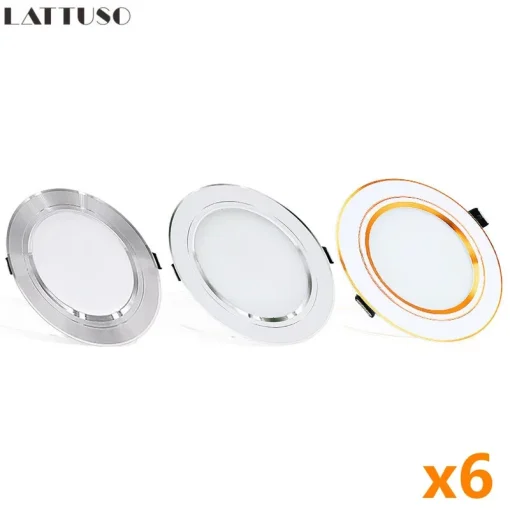 Downlights de LED 6pcslote