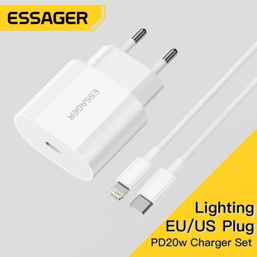 Essager Carregadores de cabo Lightning para iPhone PD