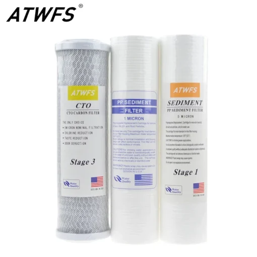 Filtro purificador de água ATWFS de 10 polegadas 5 micron