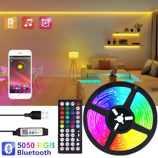 Fita LED Bluetooth USB 5050