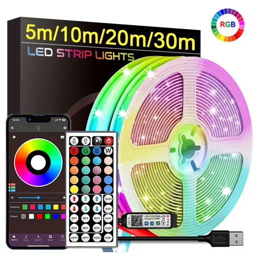 Fita Led Cor RGB 5m 10m 20m 30m