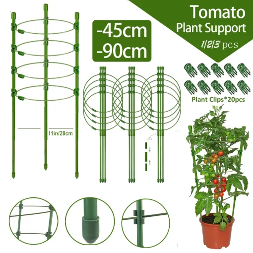 Gaiola de tomate ajustável 90 cm, 36 pol.