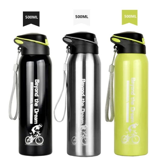 Garrafa de água para bicicleta de ciclismo 500ML