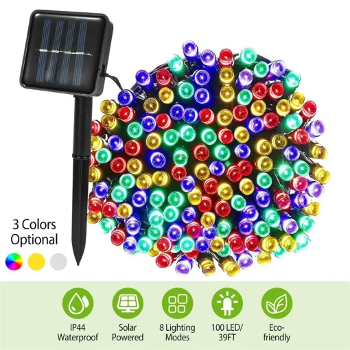 Guirlanda de luz solar LED 571222M