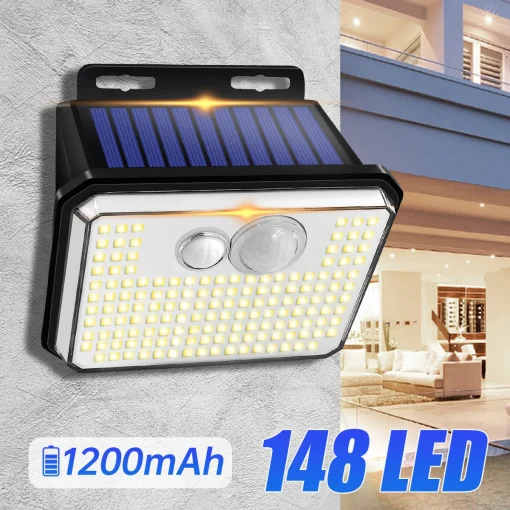 Iluminação Externa Solar Impermeável IP65