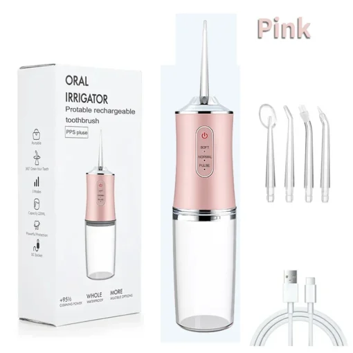 Irrigador Oral Portátil Fio Dental Jato de Água