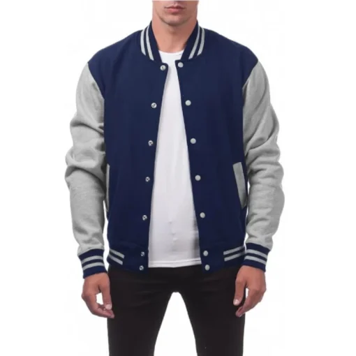 Jaqueta Bomber Masculina de Lã Casua