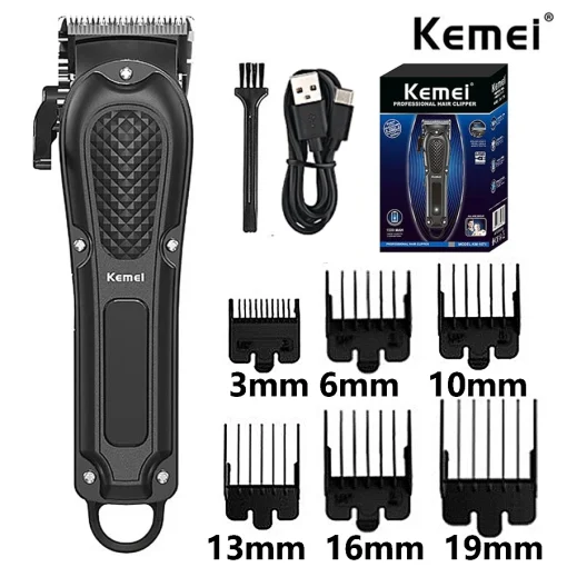 Kemei KM-1071 Cortador de Cabelo Elétrico