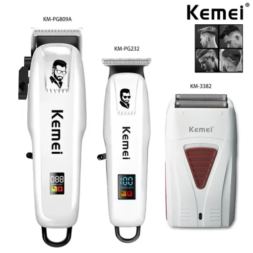 Kemei Máquina de Cortar Cabelo Profissional