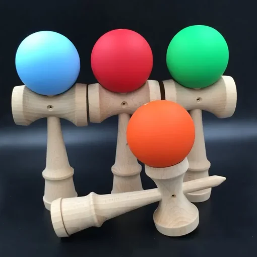 Kendama de Madeira Pintada, Bolas de Fitness