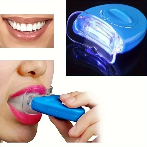 Kit Clareamento Dental Azul LED Sem Fio