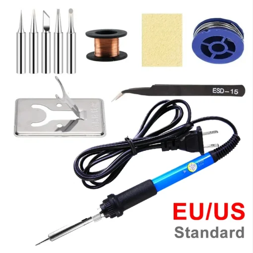 Kit Multi-ajuste Temperatura Ferro Solda Elétrico