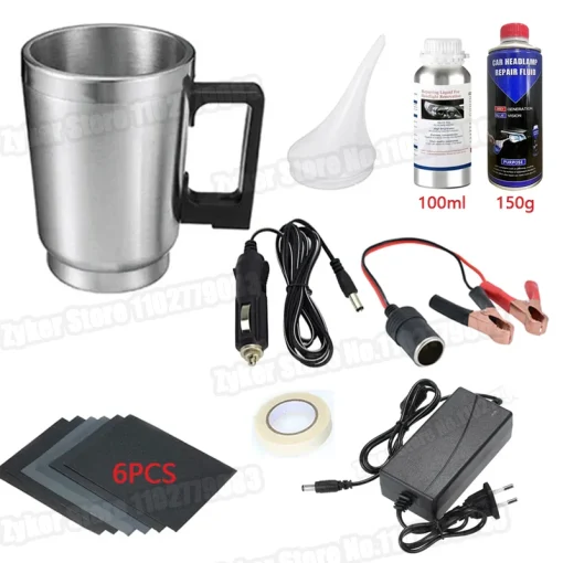 Kit Restauração Farol Automotivo Líquido