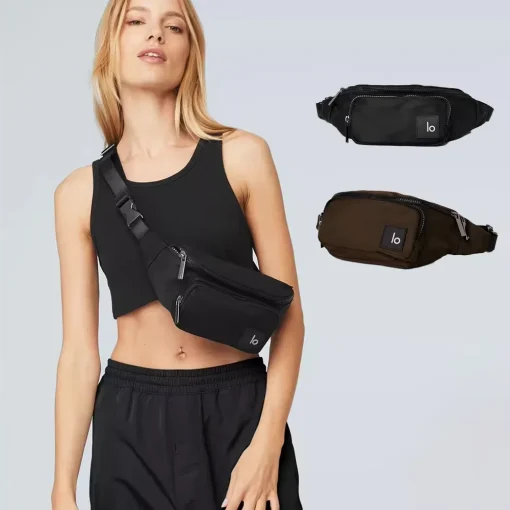 LO Esporte Yoga Sacola Ombro Explorer Sacola Peitoral Fanny Pack Bolsa Peito Sling Bolsas para Mulher Ginásio Sacola Portátil Estilo Casal Casual