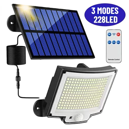 Lâmpada Solar COB com Sensor de Movimento 106318 LEDs