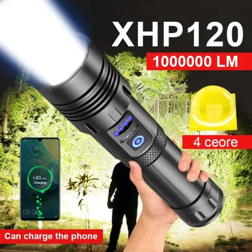 Lâmpada de Toca Super XHP120 Poderoso Led