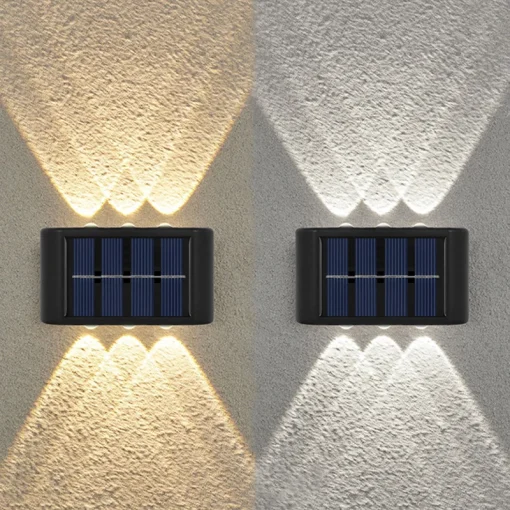 Lâmpadas solares 6LED