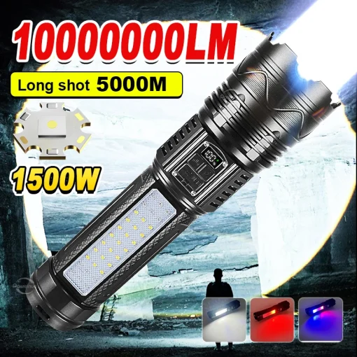 Lanterna LED 1.000.000LM Ultrapotente