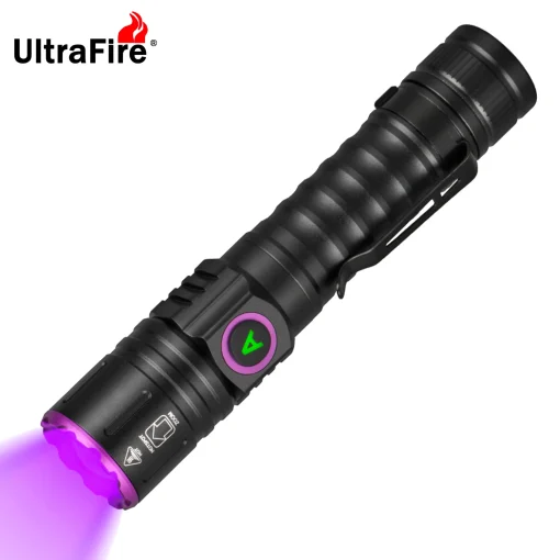 Lanterna LED UV UltraFire SP69 Zoom 365 395nm