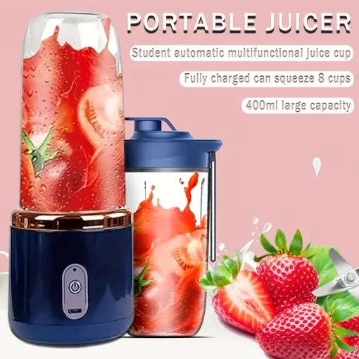 Liquidificador Portátil Blade 400ML Juicer Elétrico