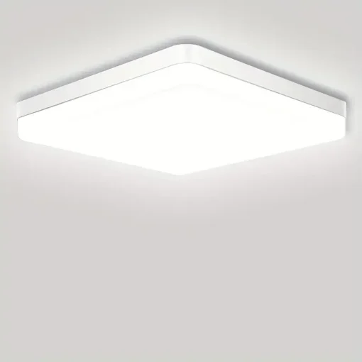 Lustre de Teto LED Quadrado Sala 110V 220V