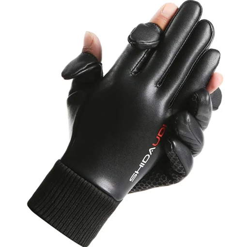 Luvas de Inverno Impermeáveis para Moto 2 Dedos