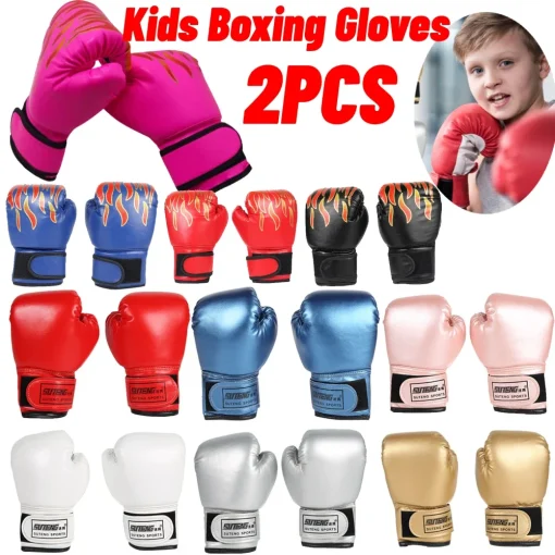 Luvas de boxe infantil 2pcs PU