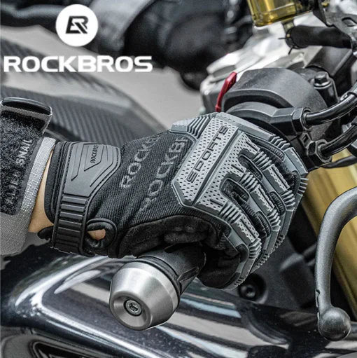 Luvas de moto ROCKBROS outono-inverno respiráveis