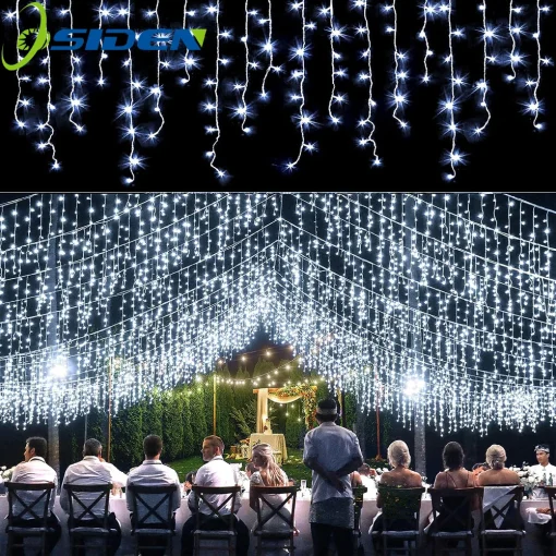 Luzes Solares para Decoração de Casamento, 8 Modos