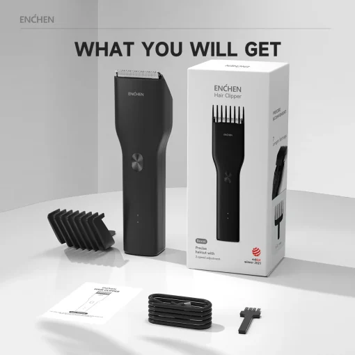 Máquina de cortar cabelo ENCHEN Boost profissional