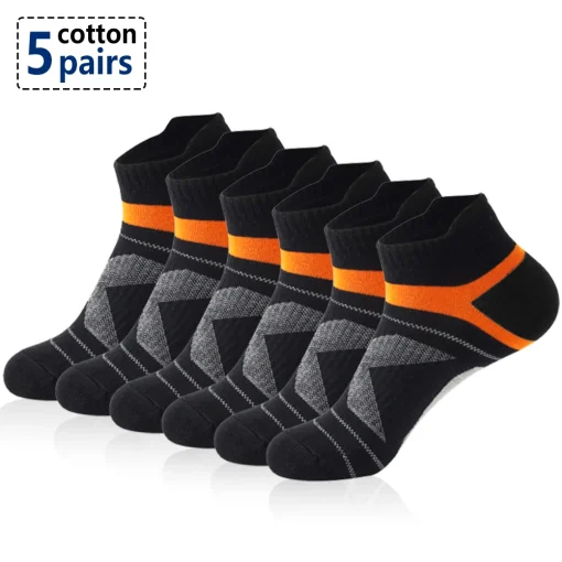 Meias Esportivas Cano Alto 5 Pares Masculinas