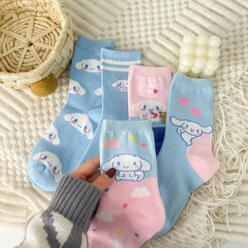 Meias Miniso Cinnamoroll infantil