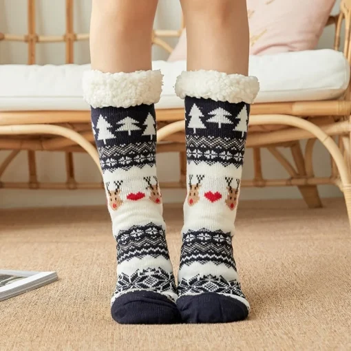 Meias Quentes de Inverno Penguin Sock Plush