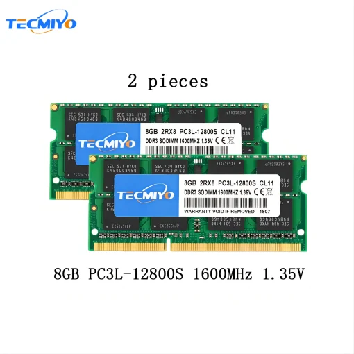 Memória RAM 16GB Tecmiyo para Laptop (2x 8GB)