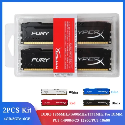 Memória RAM DDR3 8GB 16GB