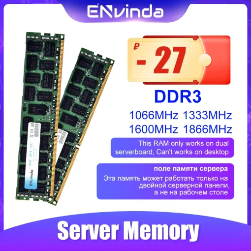 Memória de servidor DDR3 ECC REG