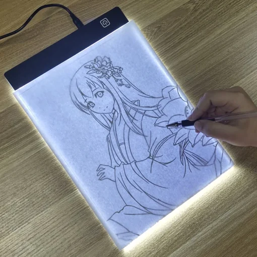 Mesa Digitalizadora LED para Desenho 3 Níveis de Luz