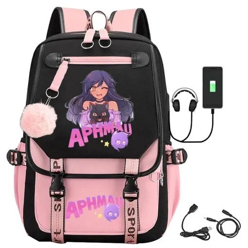 Mochila Anime Aphmau Cosplay Unissex