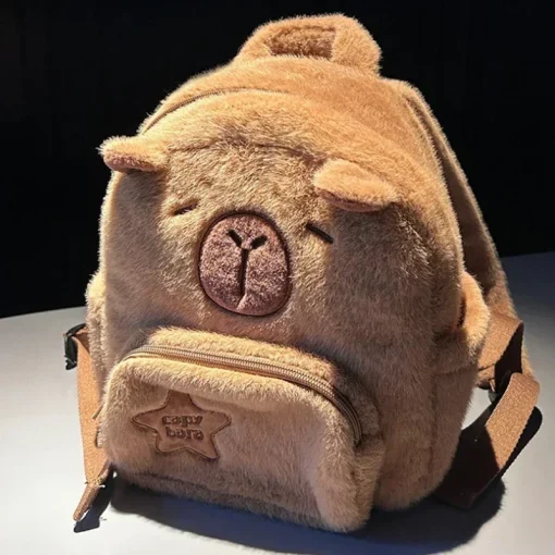 Mochila Capivara de Pelúcia