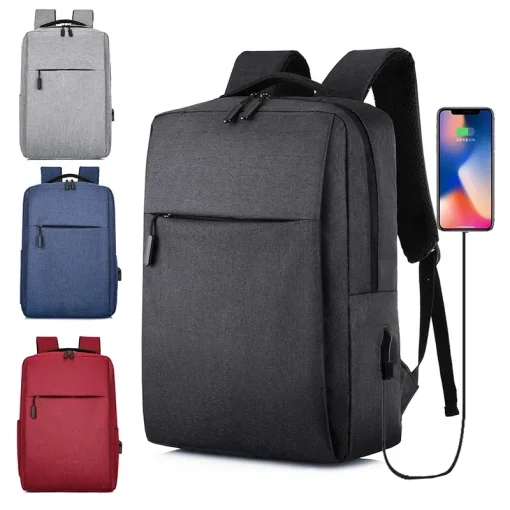 Mochila Escolar Recarregável USB Impermeável 2024