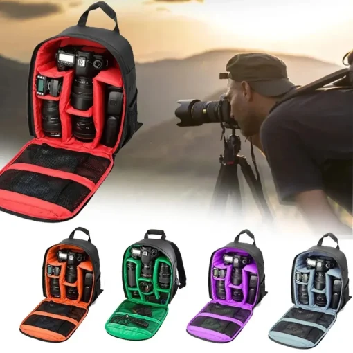 Mochila de Câmera Fotográfica Multifuncional