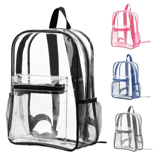 Mochila de Esportes Casual Transparente PVC