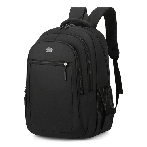 Mochila de Grande Capacidade, Bolsa de Computador Estudantil Masculina e Feminina Multi Bolso à Prova d'água e Resistente ao Desgaste Mochila de Deslocamento, Chr