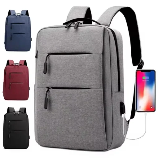 Mochila de Laptop Multicamadas com Zíper, 13 Pol., 14 Pol., 15 Pol.